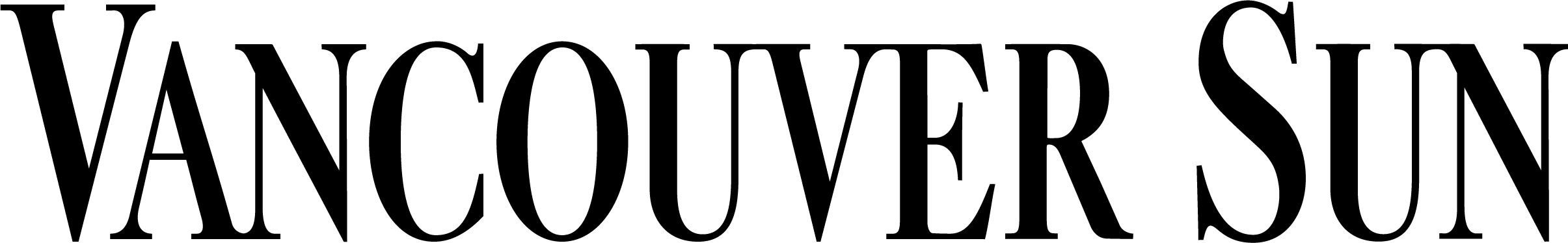 Vancouver Sun_Horizontal Wordmark_Black