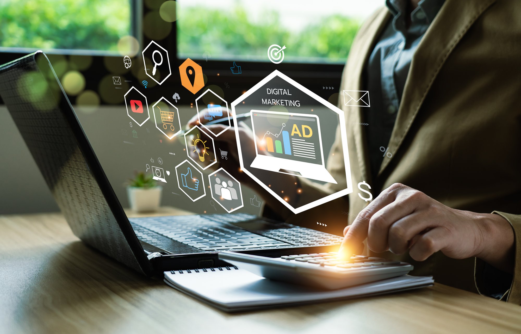 Digital Marketing Advertising Icons